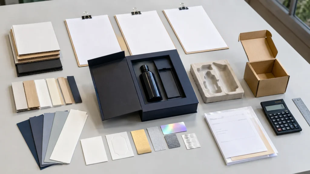 Comparing custom packaging supplier quotes using the same specifications