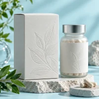 Supplement Packaging Boxes Debossing