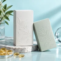 Supplement Packaging Boxes Embossing