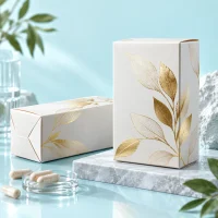 Supplement Packaging Boxes Foil Stamping